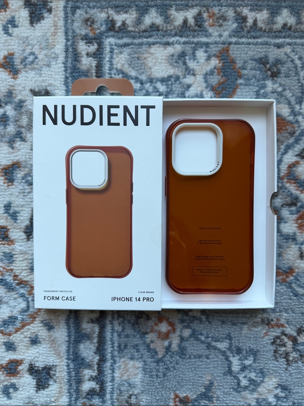 Nudient Clear Form Case for iPhone 14 Pro